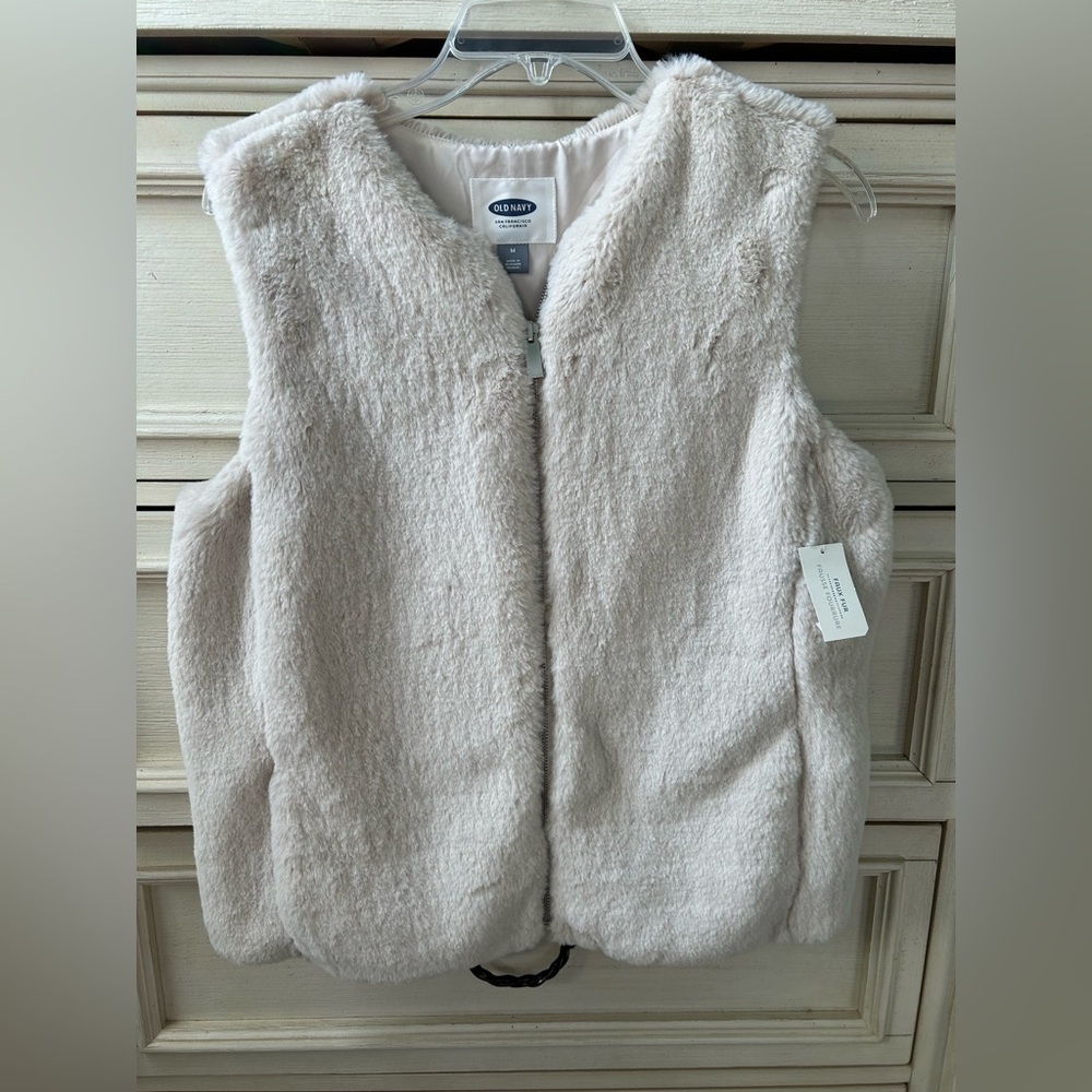Faux fur vest